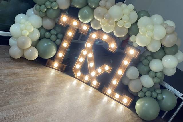 Light up initials