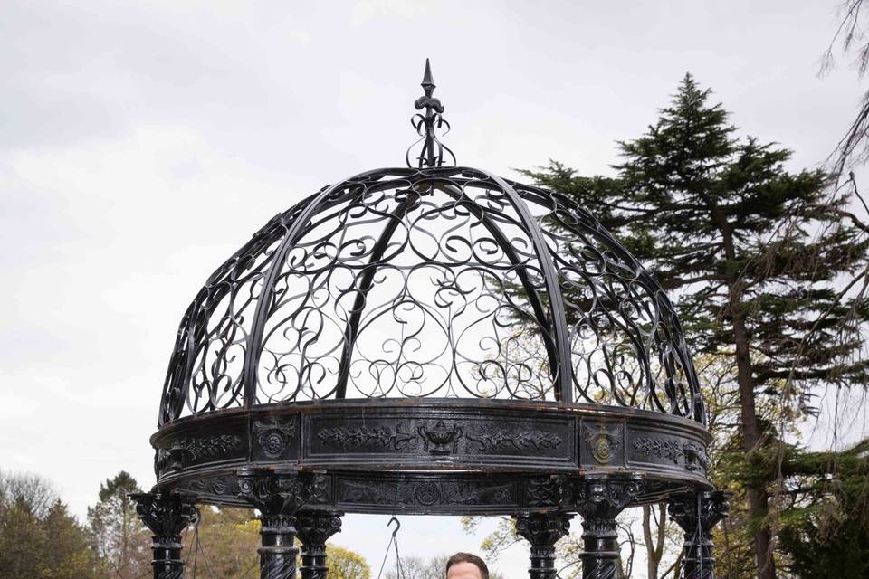 The pagoda on our terrace