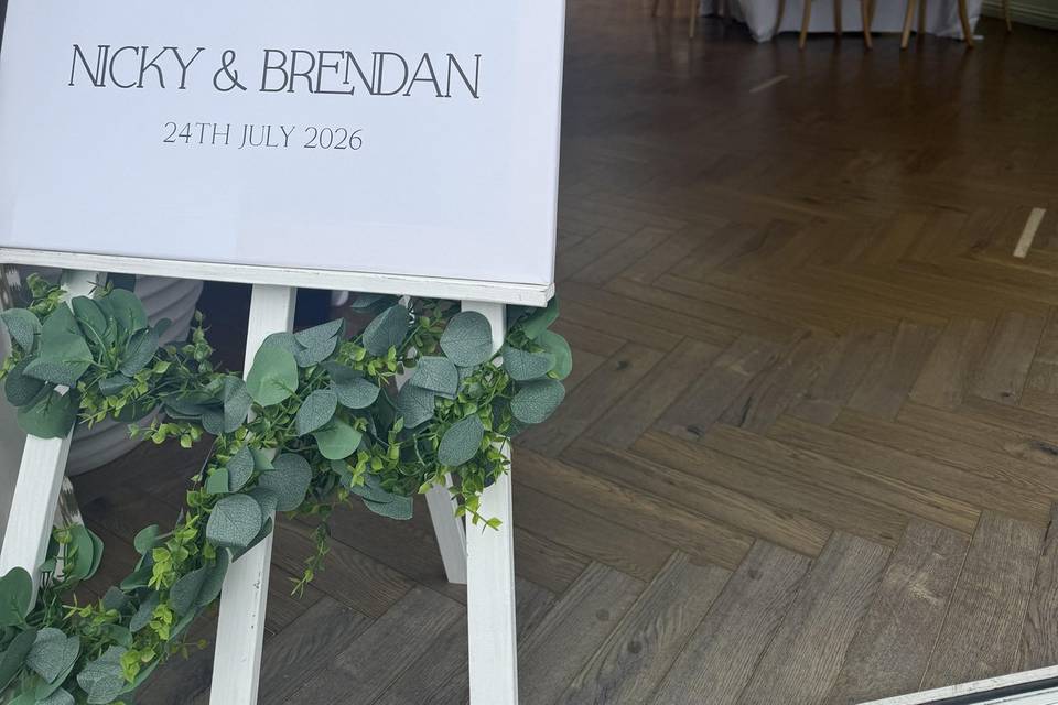 Wedding details