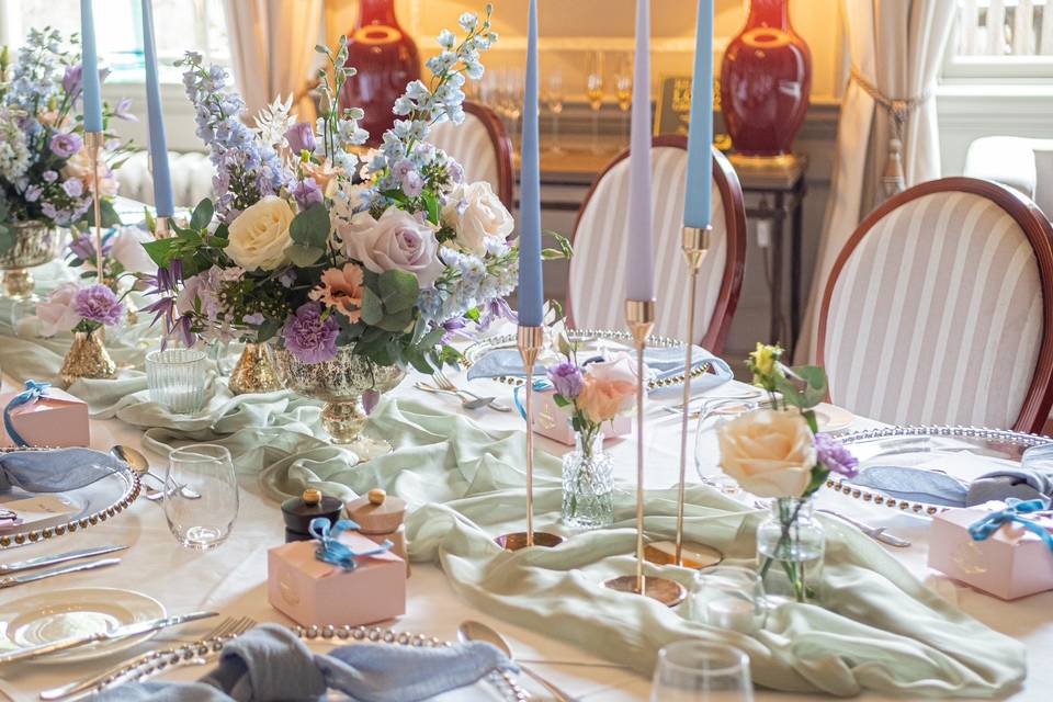 Layered place setting