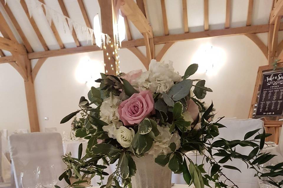 Centre piece table flowers