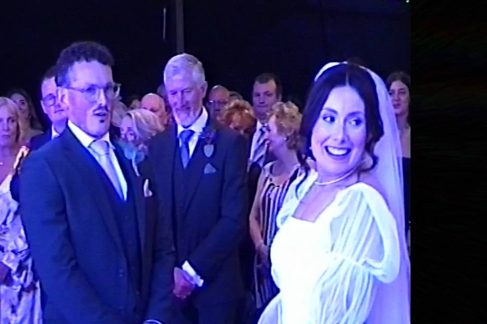 Camcorder Bride & Groom