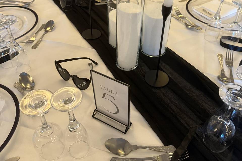 Black and white styling