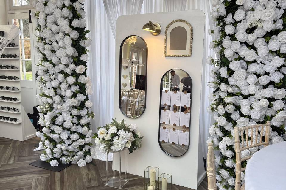 Our arch with signage