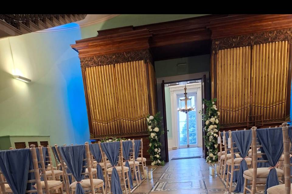 Leigh Court wedding ceremony