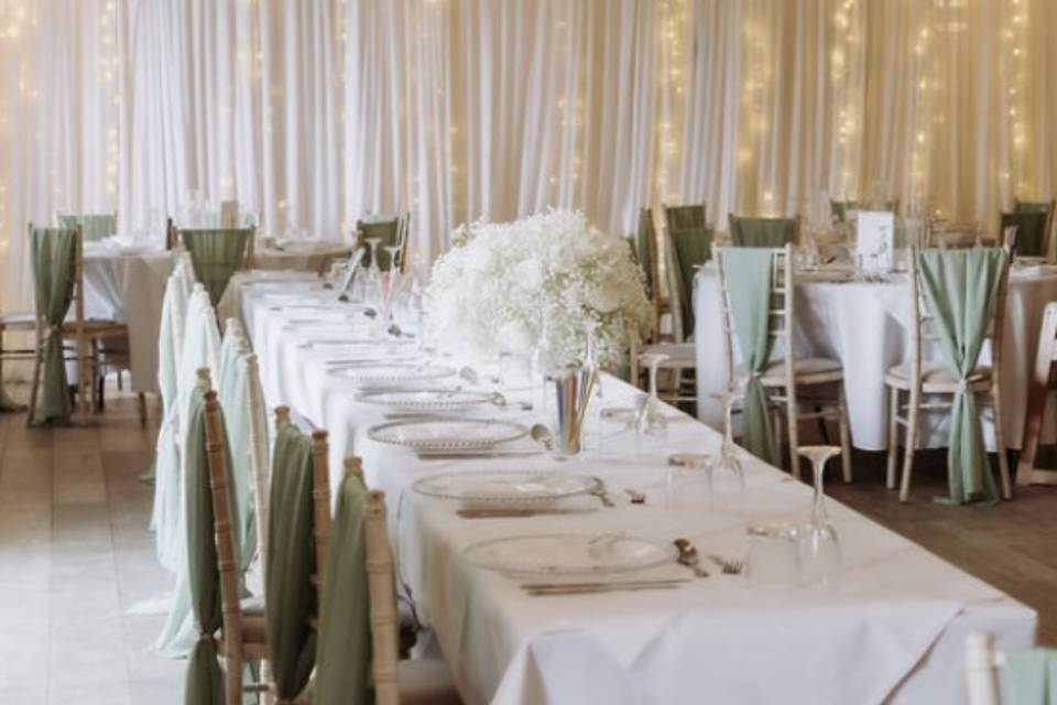 Sage green reception