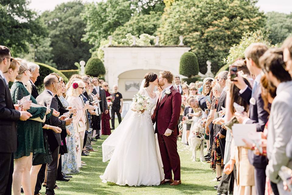 Confetti at Arley Hall