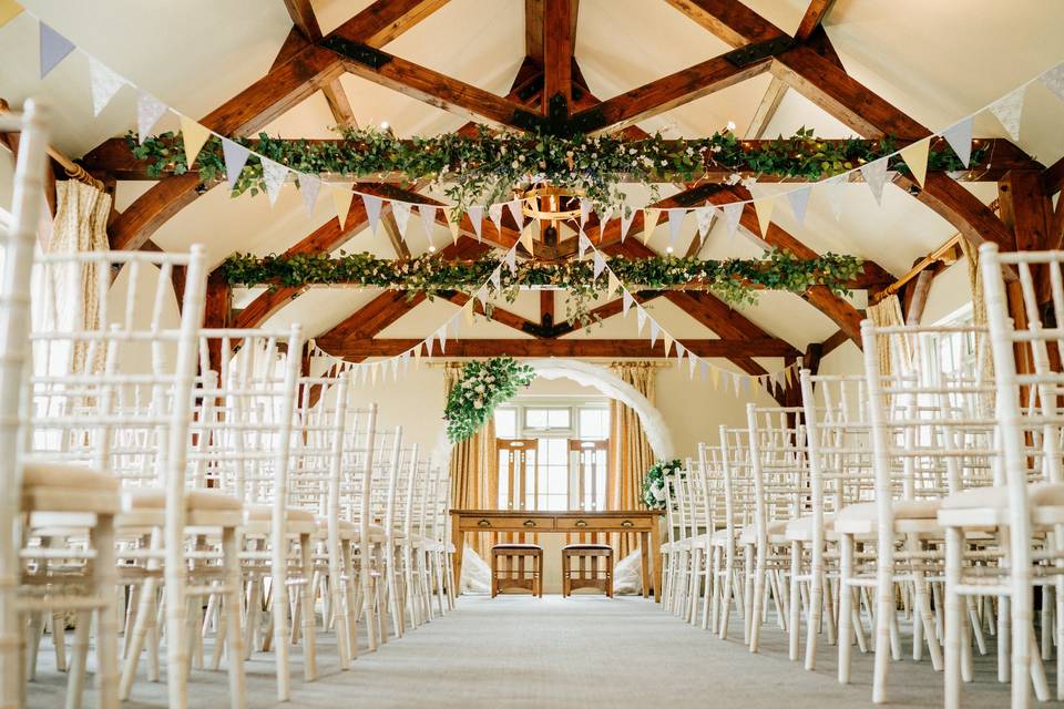 Stunning ceremony space