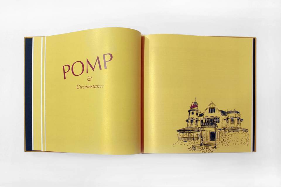 Wedding venue illustrated