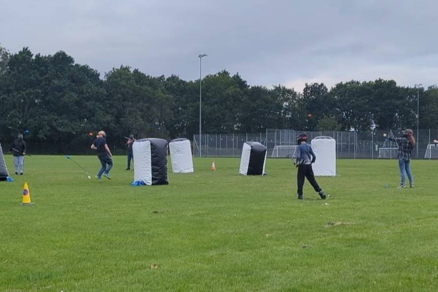 Archery Tag outdoors