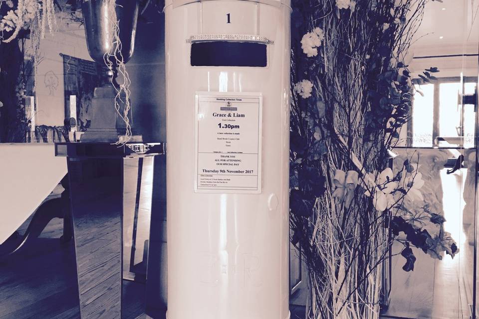 Essex Wedding Venue Decor Ideas - Post Box