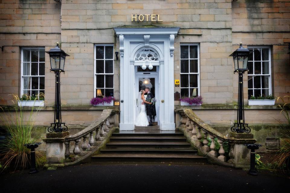 Wedding at Ednam House