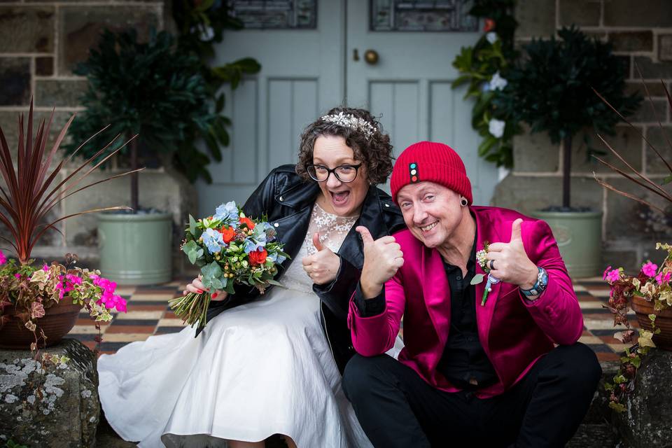 A funky Autumn wedding