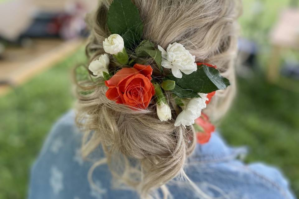 Bridal hair