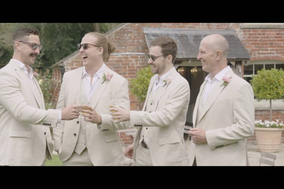 The Groom and Best Men