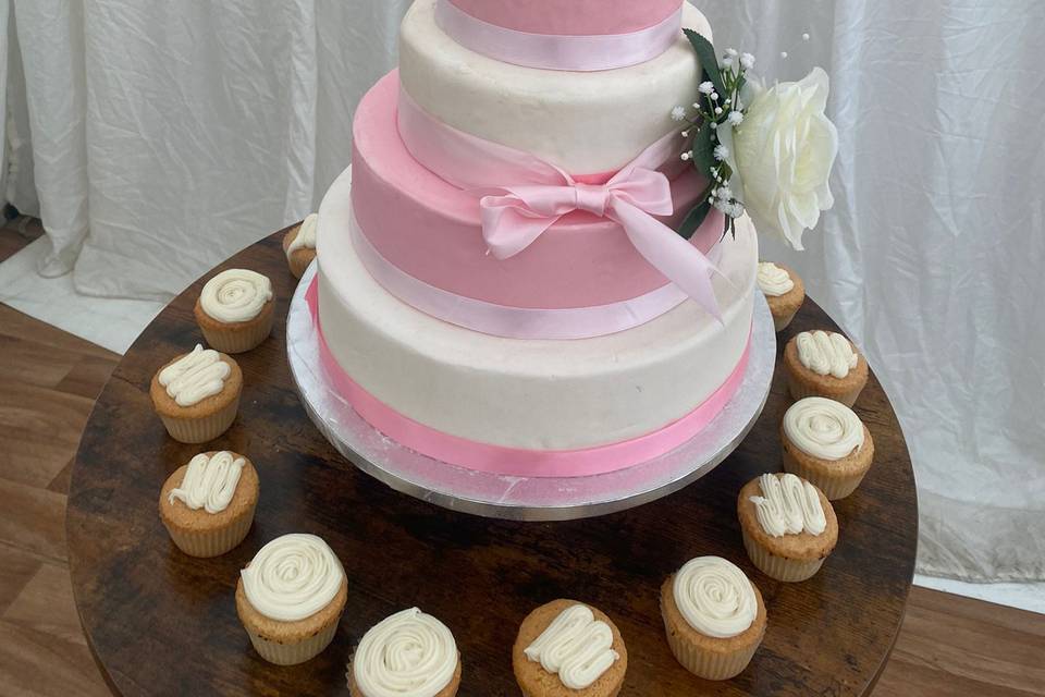 Three tier cake