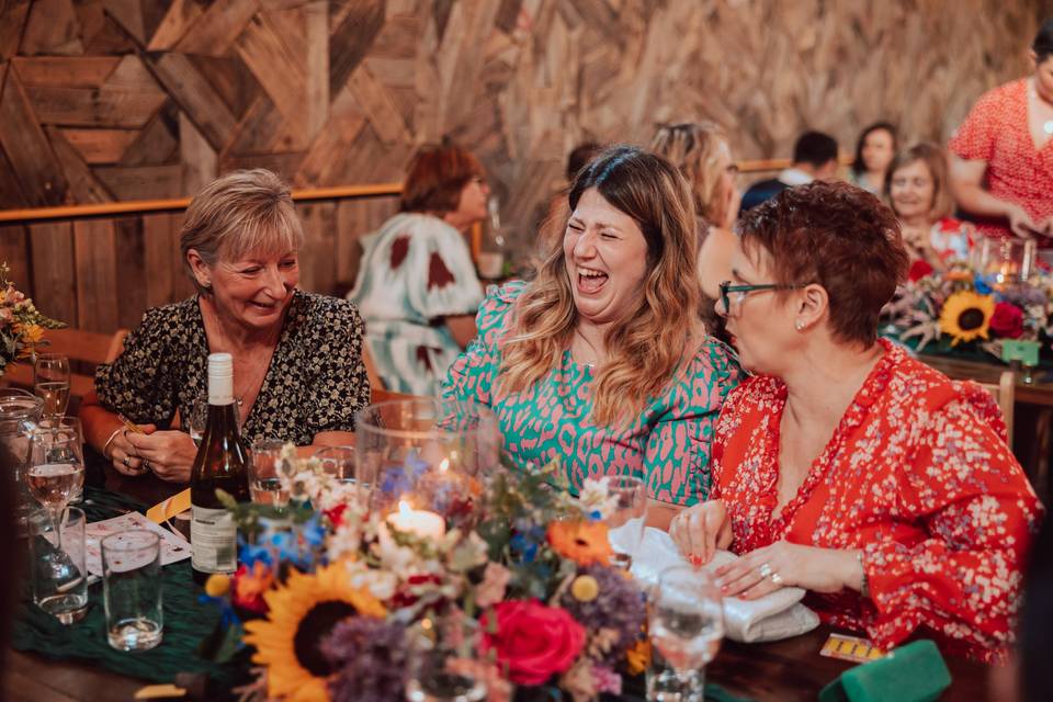 Our Wedding game at a wedding