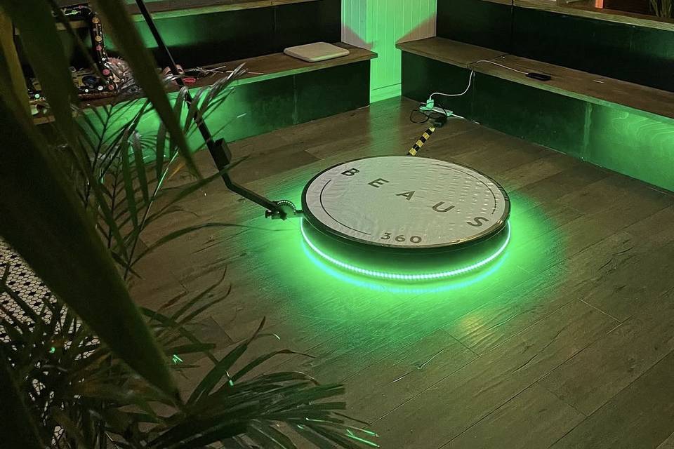 Birthday party set up