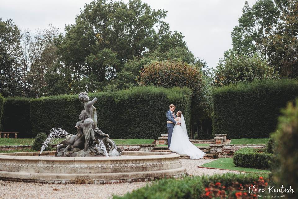 Sunken Garden fountain