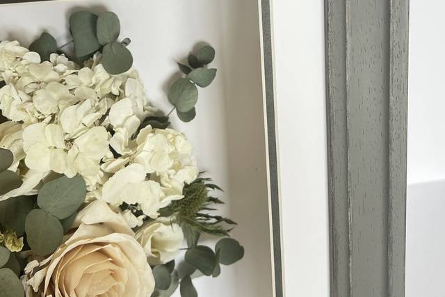 Grey Frame with double mount