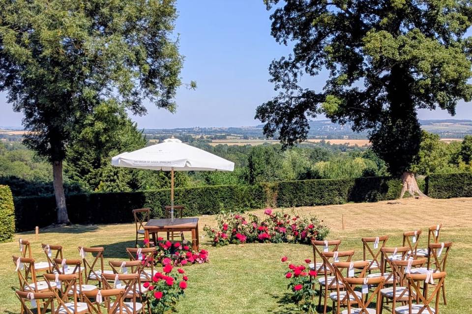 Lawn ceremony