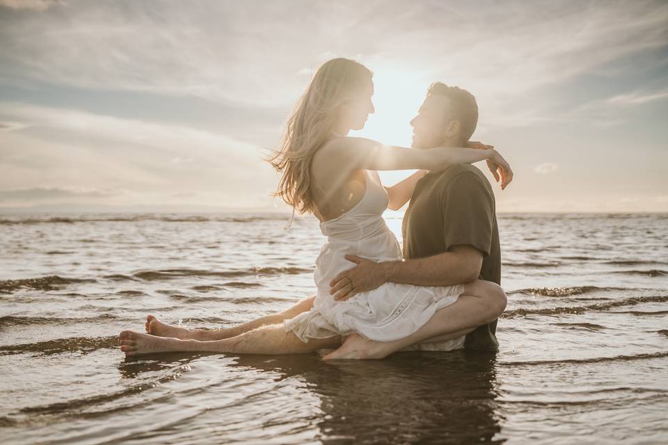 Beach photoshoot