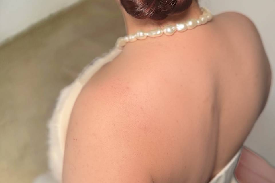 Sleek bun