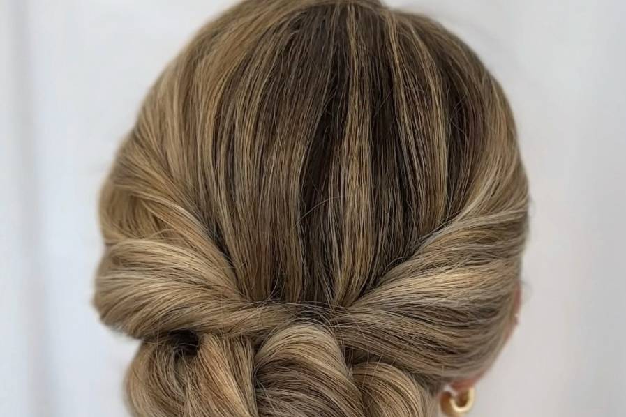 Loose updo