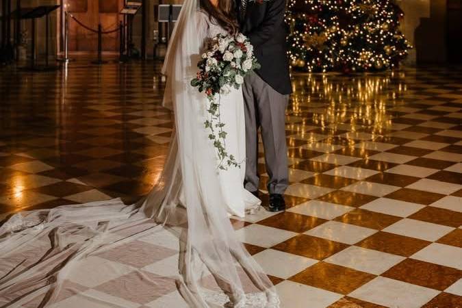 Kat & Ted's wedding castle