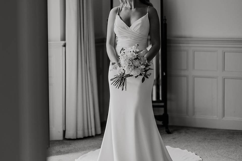Full profile bride
