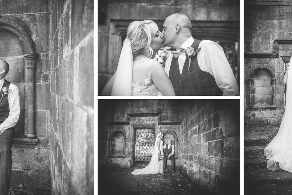 Black & White Wedding Shot