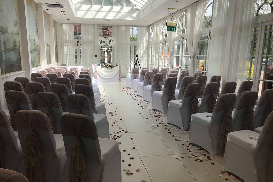 Ceremony in the Orangery