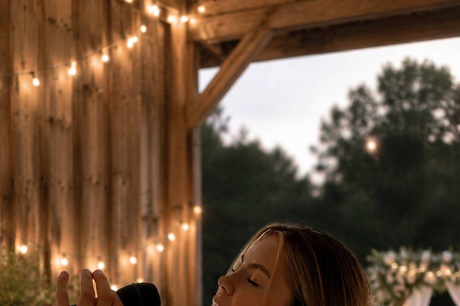Rustic wedding barn