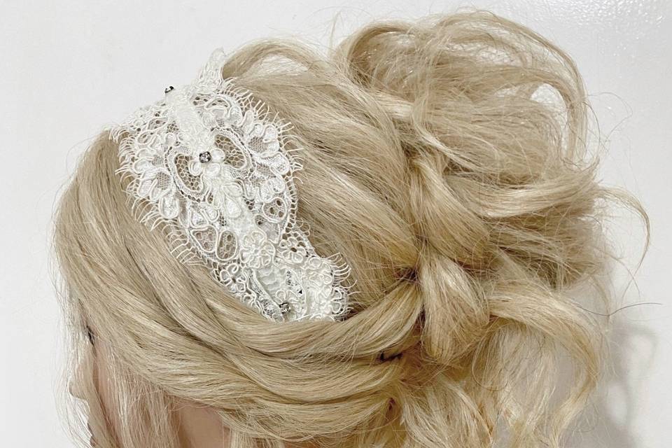 Bridal updo