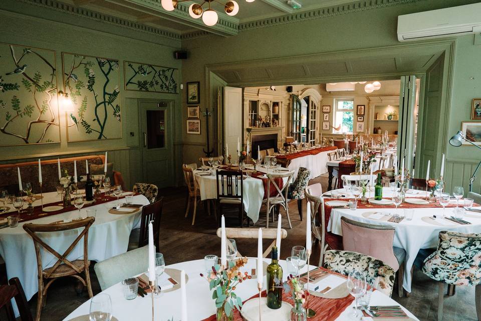 Wedding Breakfast Set Up