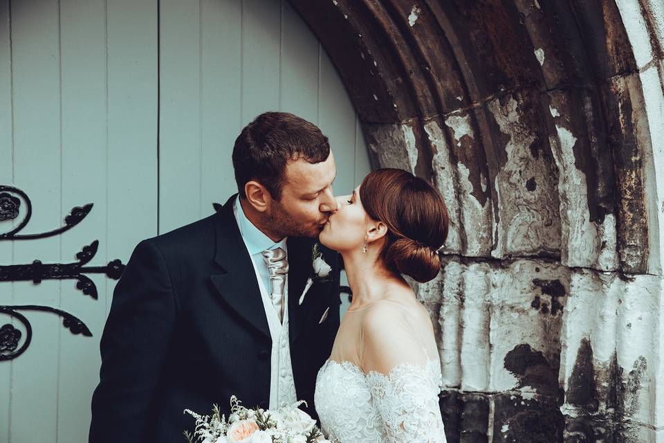 Wedding kiss