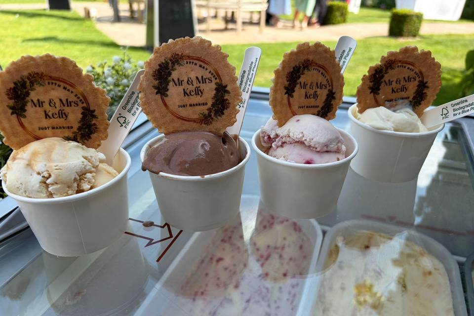 Wedding Ice Cream Cart