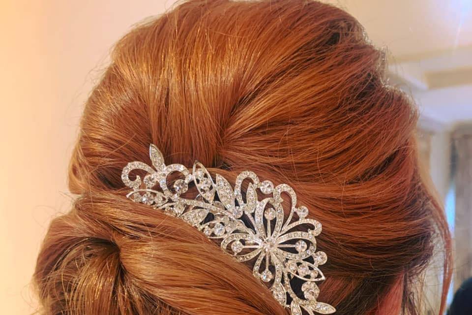 Bridesmaid hair