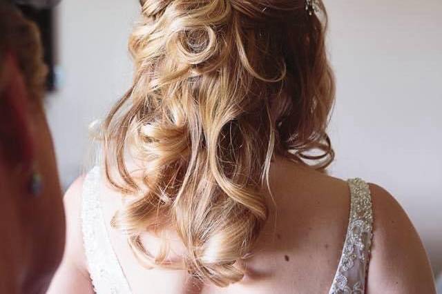 Bride hair