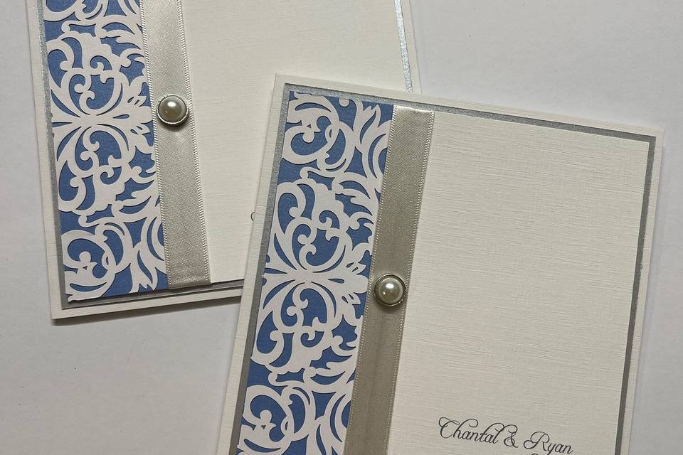 Laser cut detail pocket card