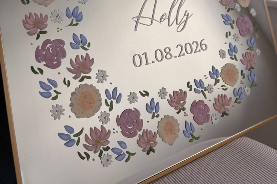 Bespoke Mirror Sign