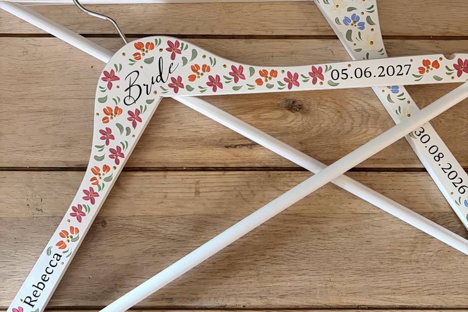 Painted hangers