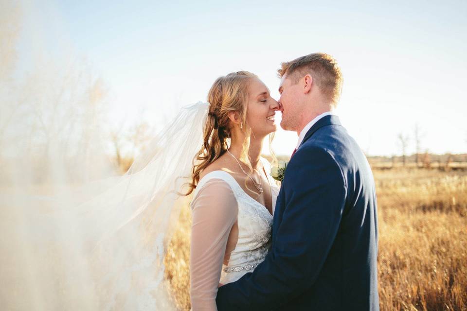 Outdoor couple portrait