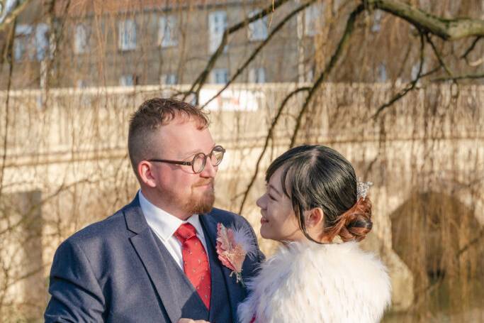 Bride and groom