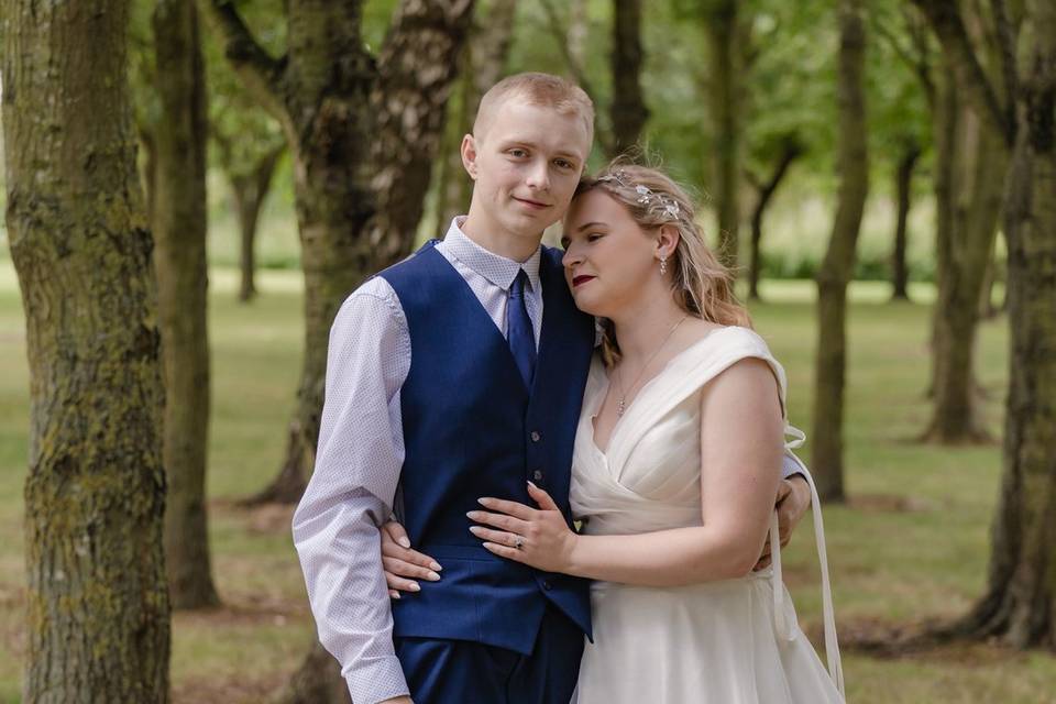 Bride and groom