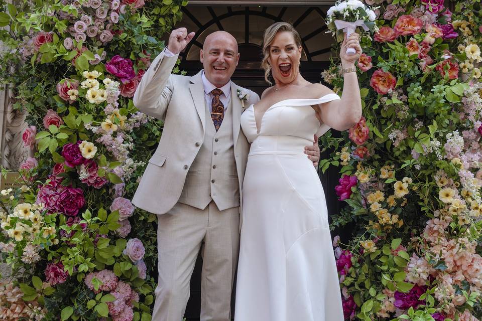 Bride and groom