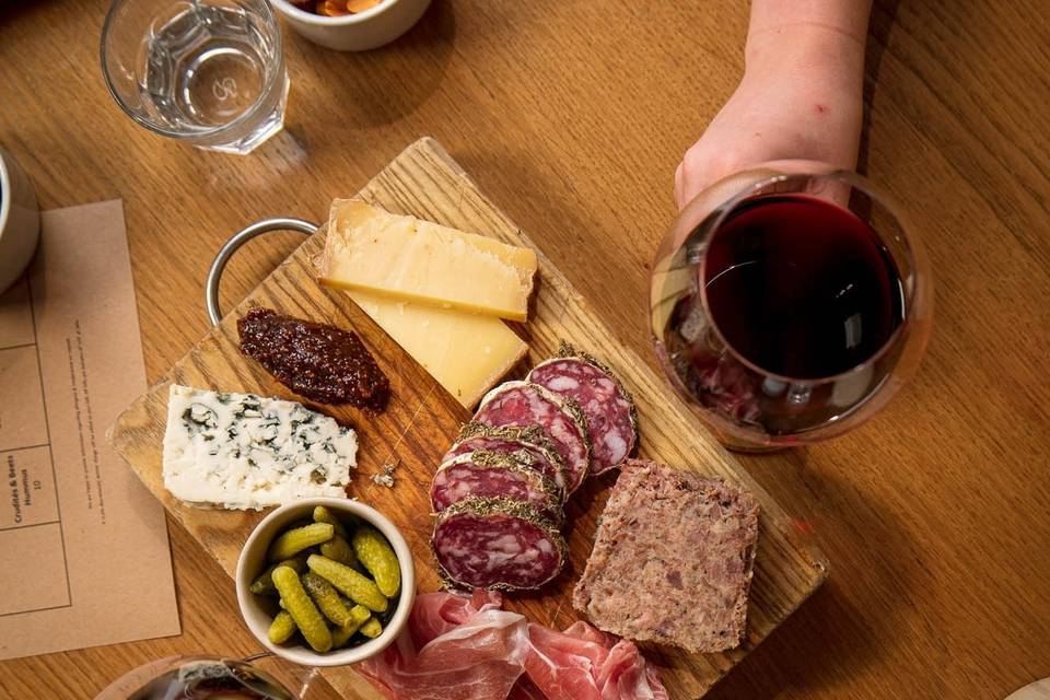 Cheese and charcuterie