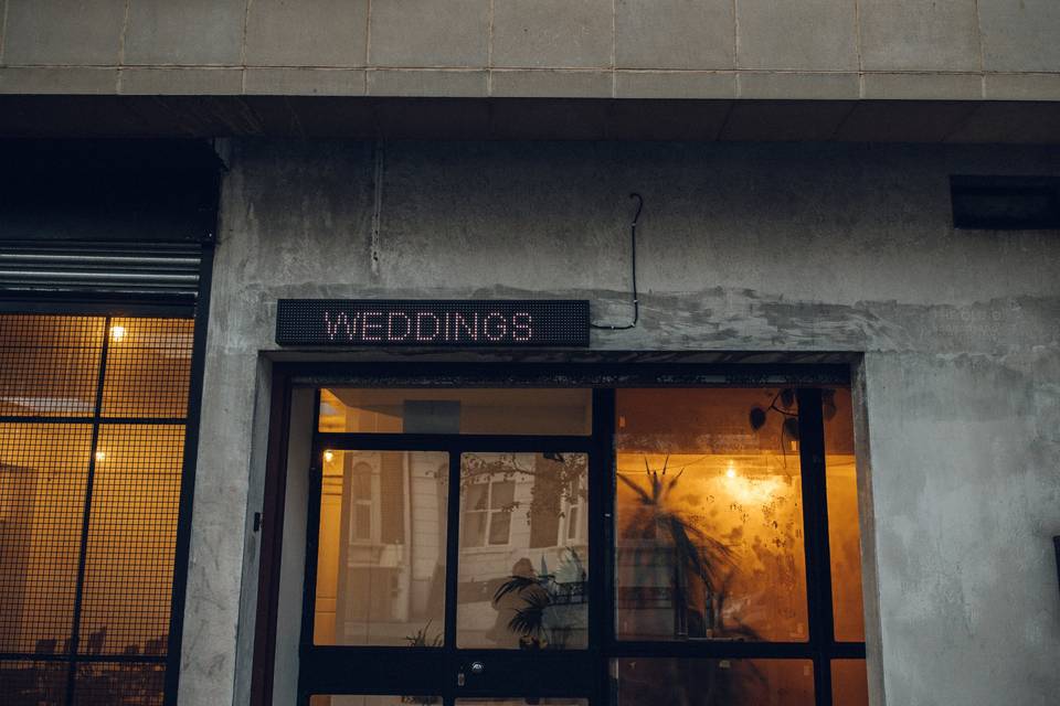 MKII wedding LED sign