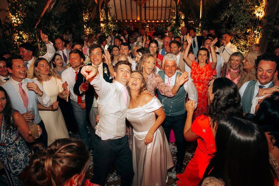 Packed dance floors