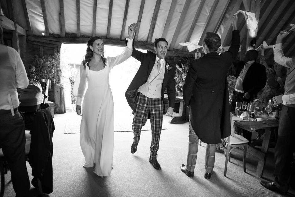 Bride and Groom entrance